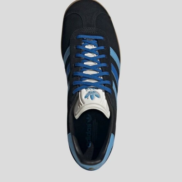 Adidas Women's Gazelle Originals Black Light Blue "MULTIPLE SIZES" - Picture 5 of 5